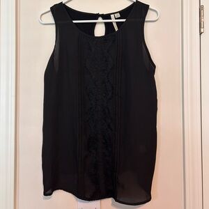 Lauren Conrad Black Tank Top Blouse